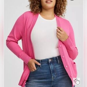 Torrid Everyday Cardigan Sweater Pockets V Neck